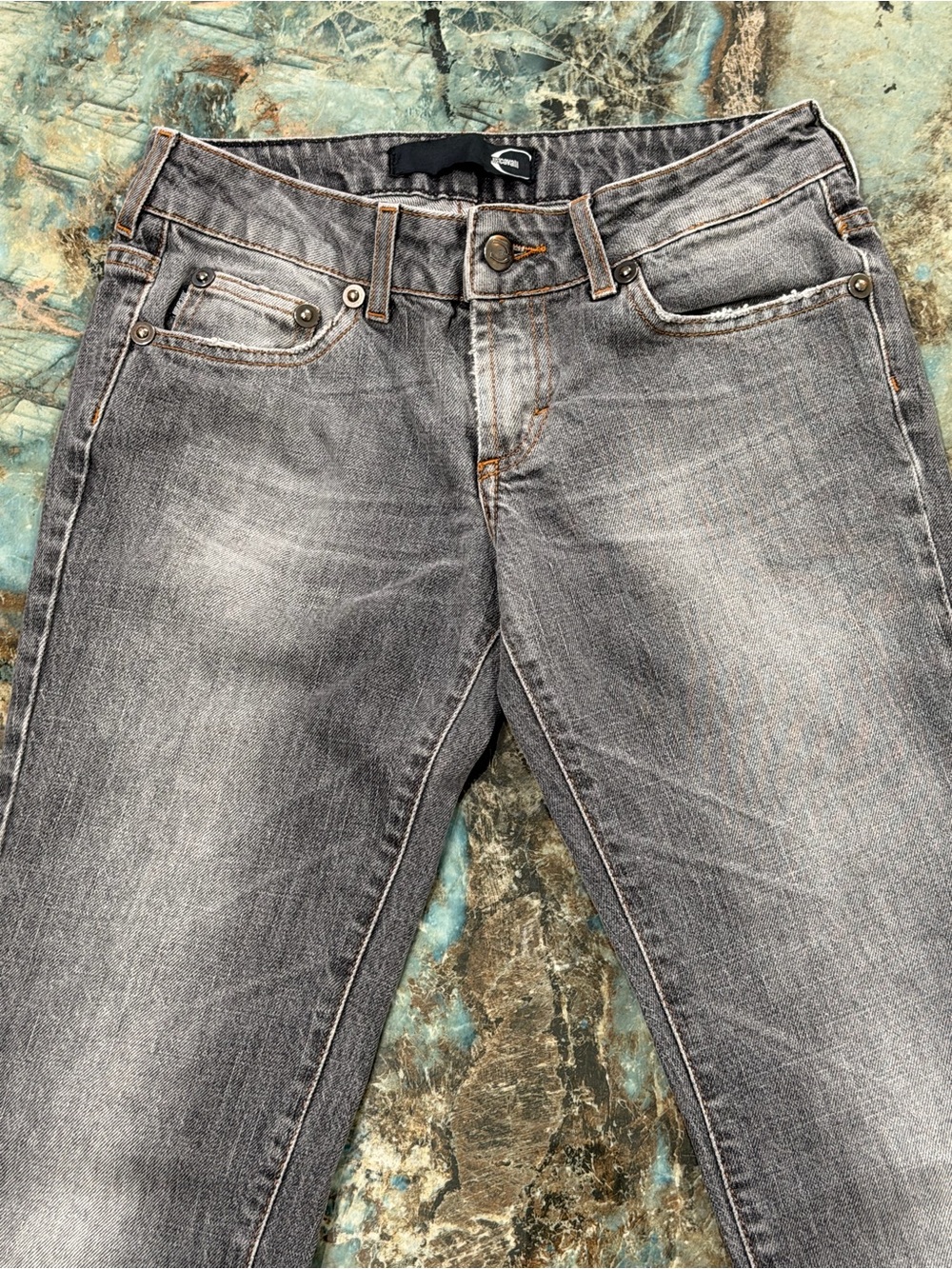 Just Cavalli Women's Slim Straight Gray Jeans
